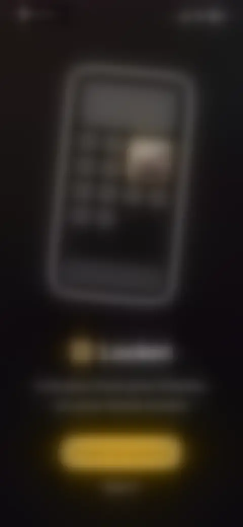 Locked screen preview