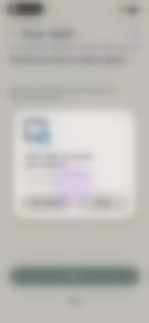 Locked screen preview