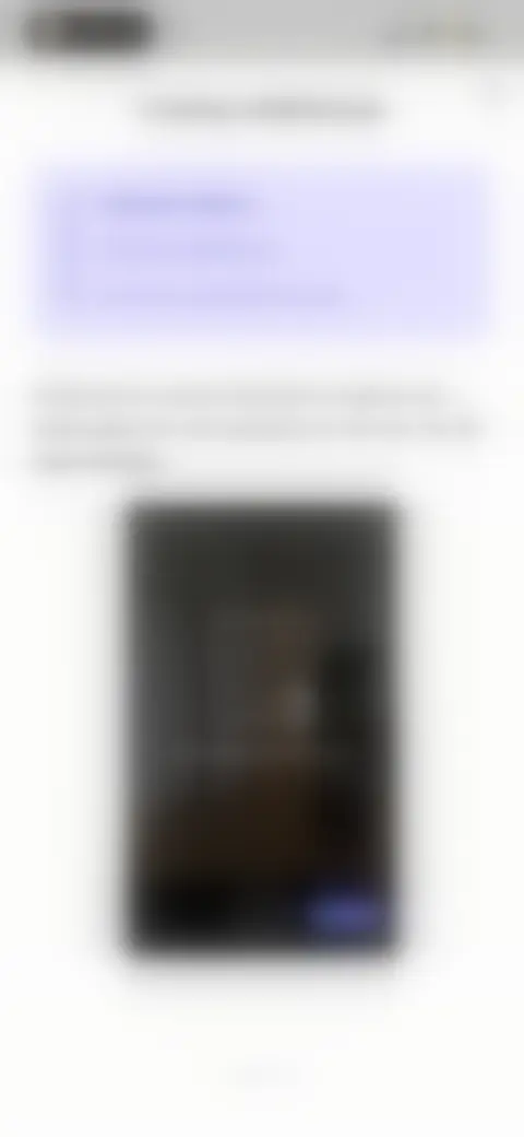 Locked screen preview