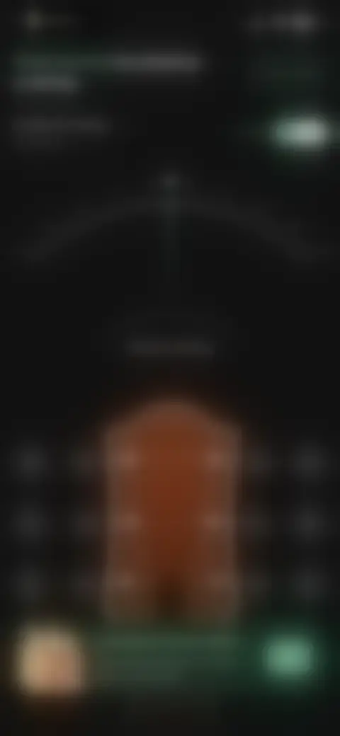 Locked screen preview