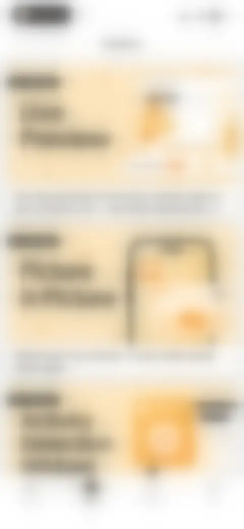 Locked screen preview