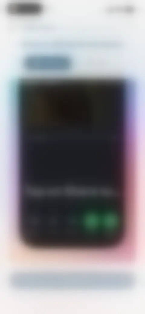 Locked screen preview