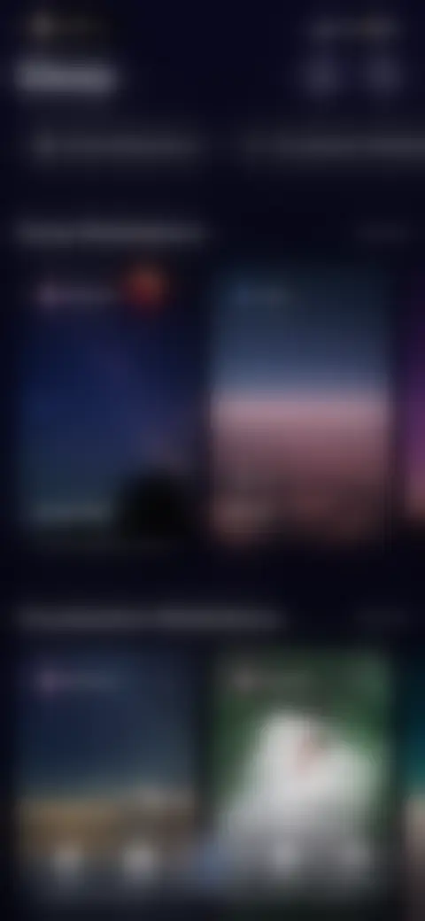 Locked screen preview