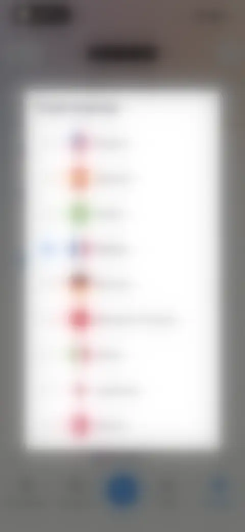 Locked screen preview