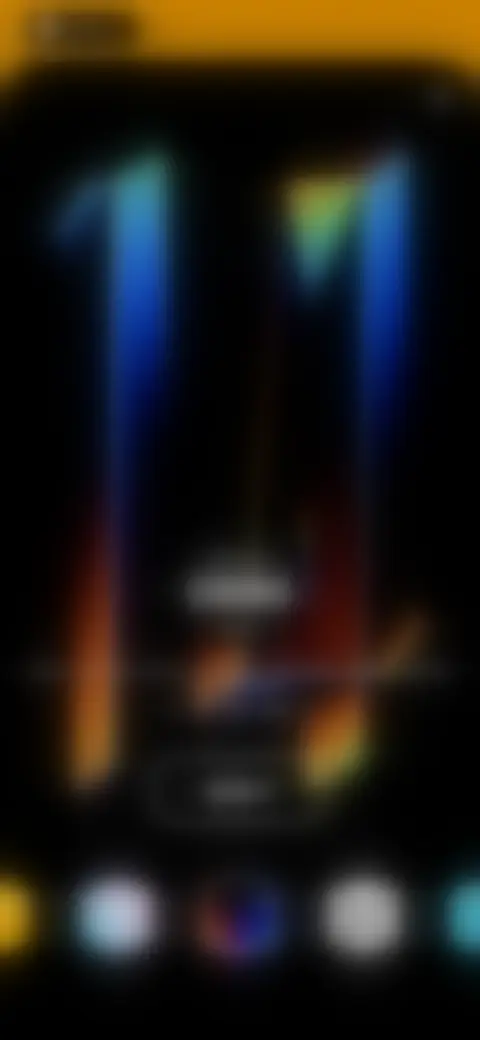 Locked screen preview