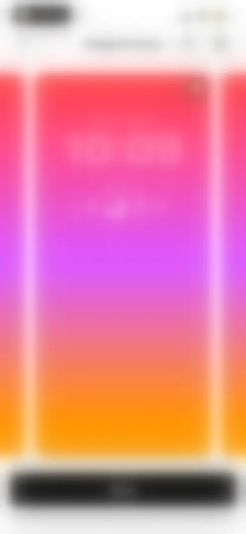 Locked screen preview