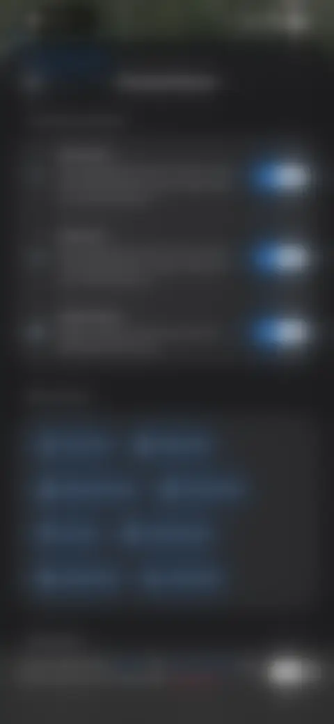 Locked screen preview