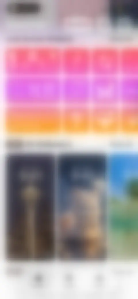 Locked screen preview