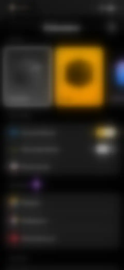 Locked screen preview