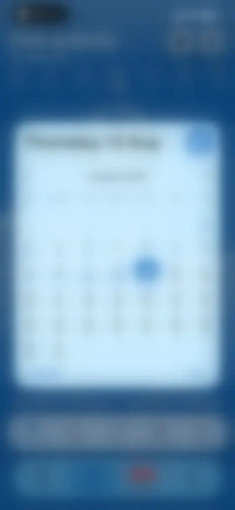Locked screen preview