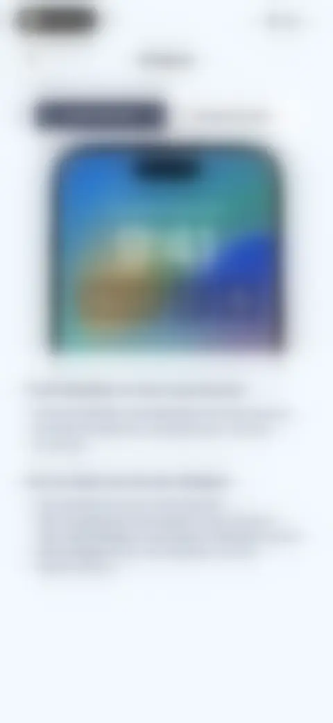 Locked screen preview