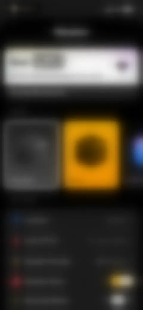 Locked screen preview