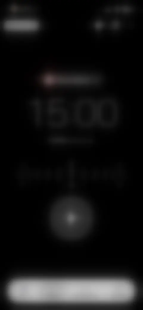 Locked screen preview