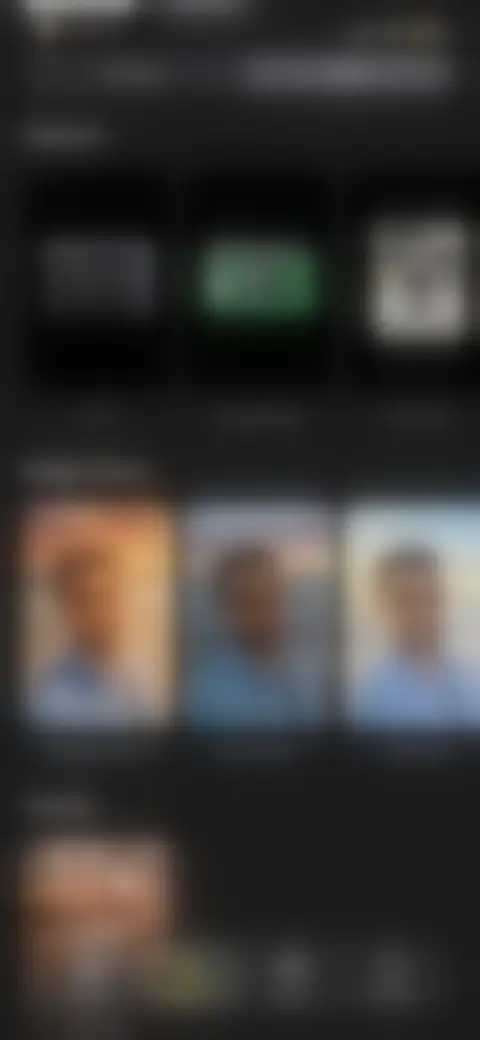 Locked screen preview