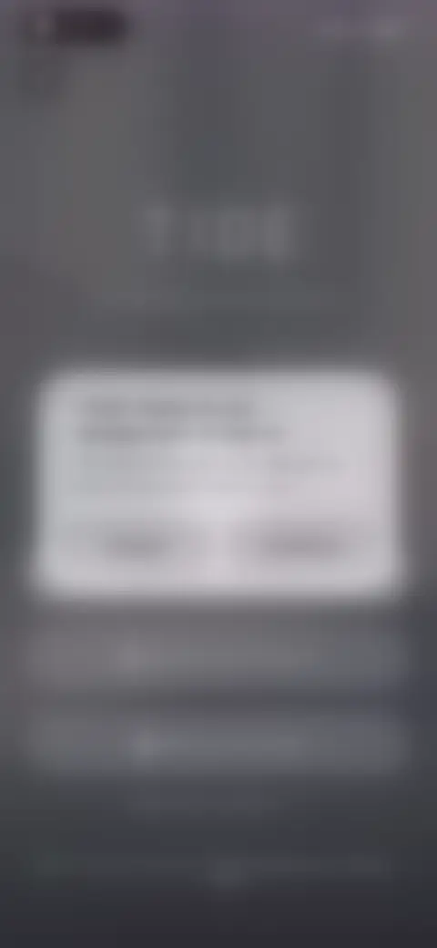 Locked screen preview