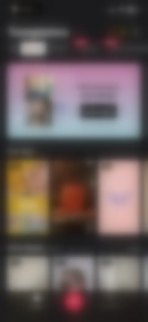 Locked screen preview