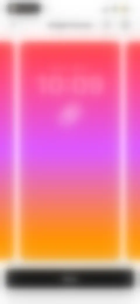 Locked screen preview