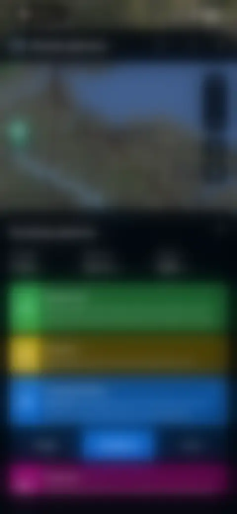 Locked screen preview