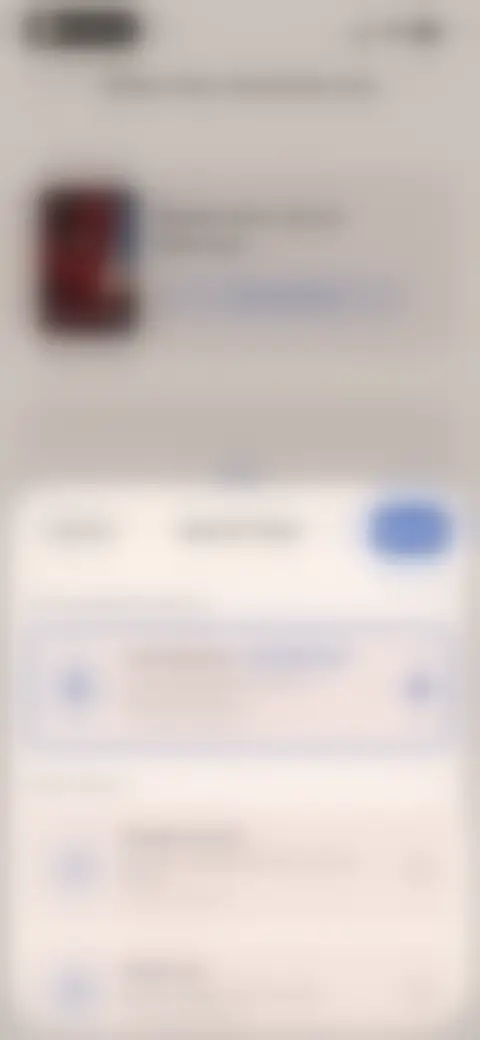 Locked screen preview