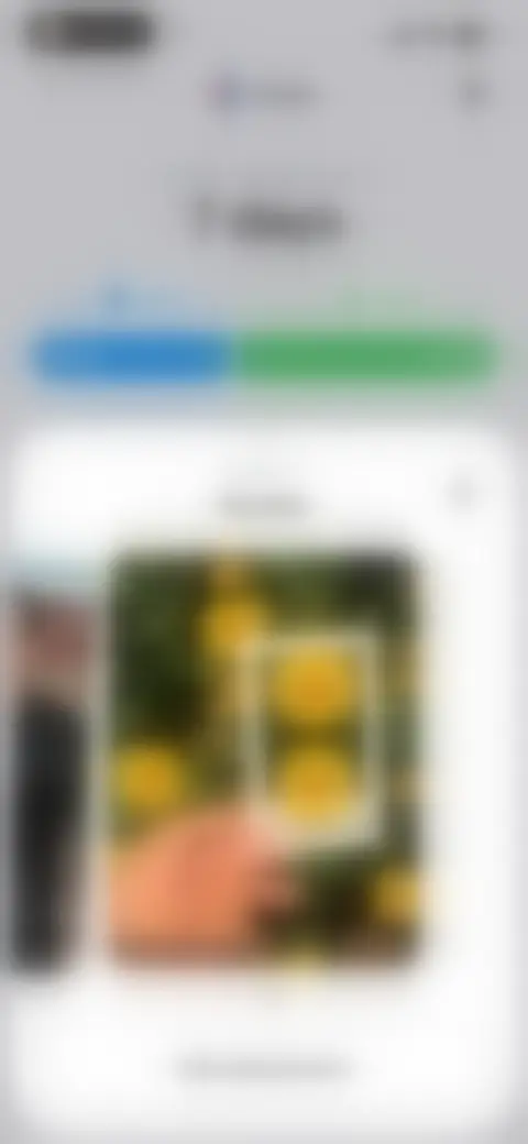 Locked screen preview