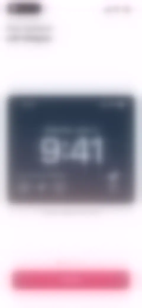 Locked screen preview