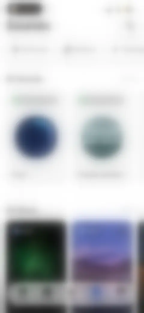 Locked screen preview