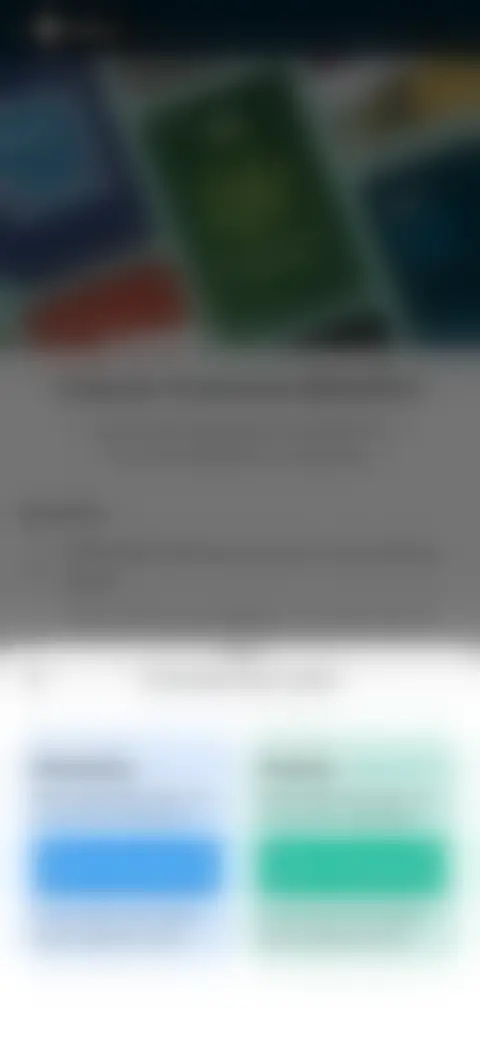 Locked screen preview