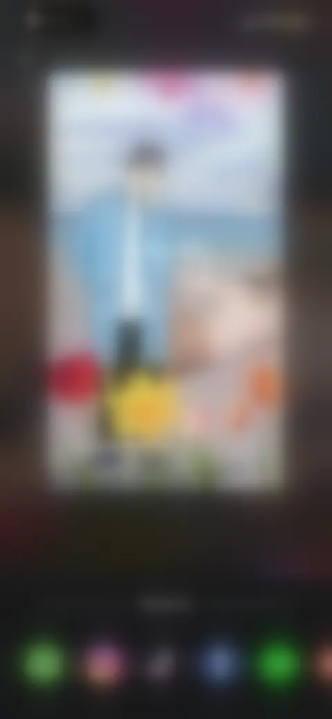 Locked screen preview