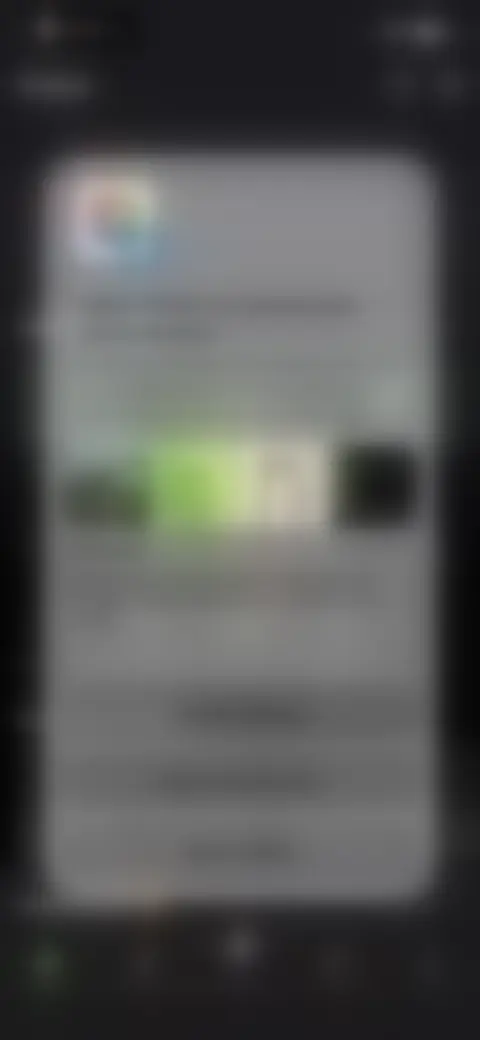 Locked screen preview