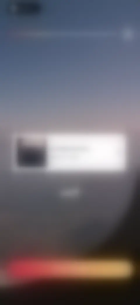Locked screen preview
