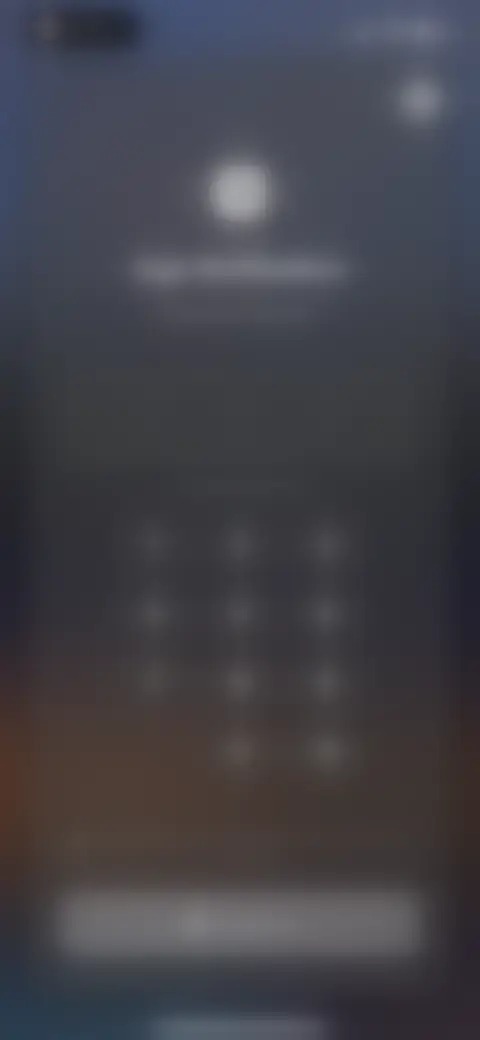 Locked screen preview