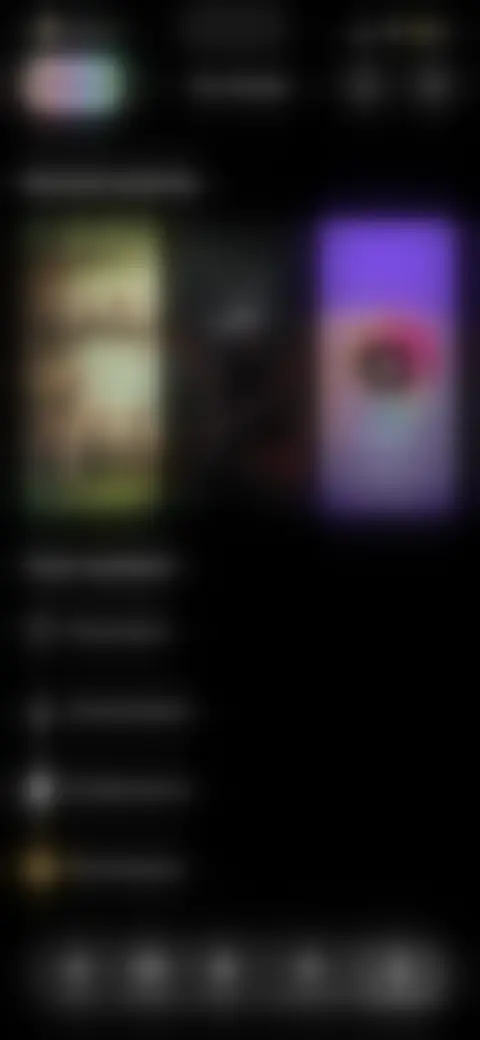 Locked screen preview