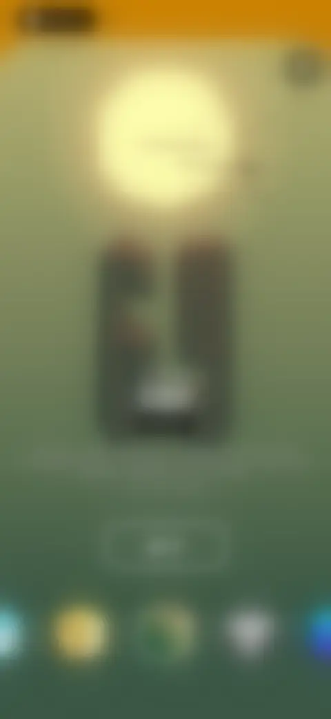 Locked screen preview