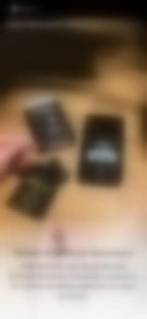 Locked screen preview