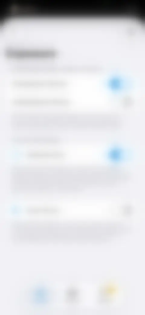 Locked screen preview