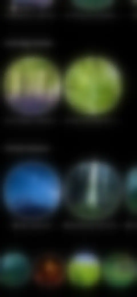 Locked screen preview