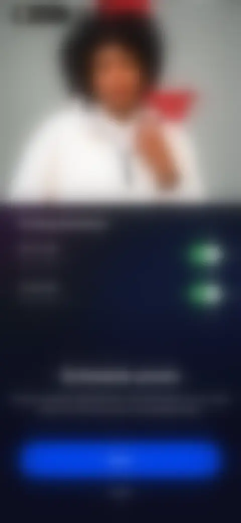 Locked screen preview