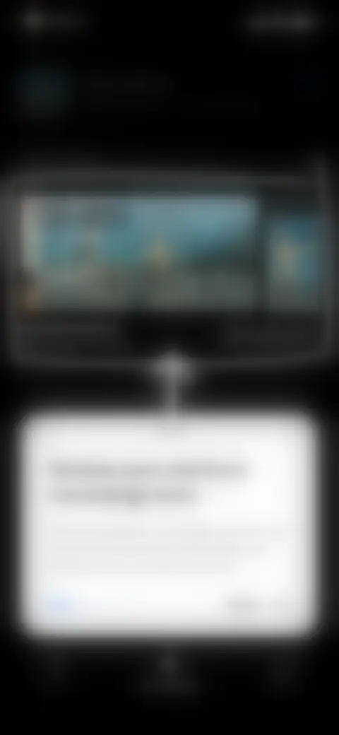 Locked screen preview