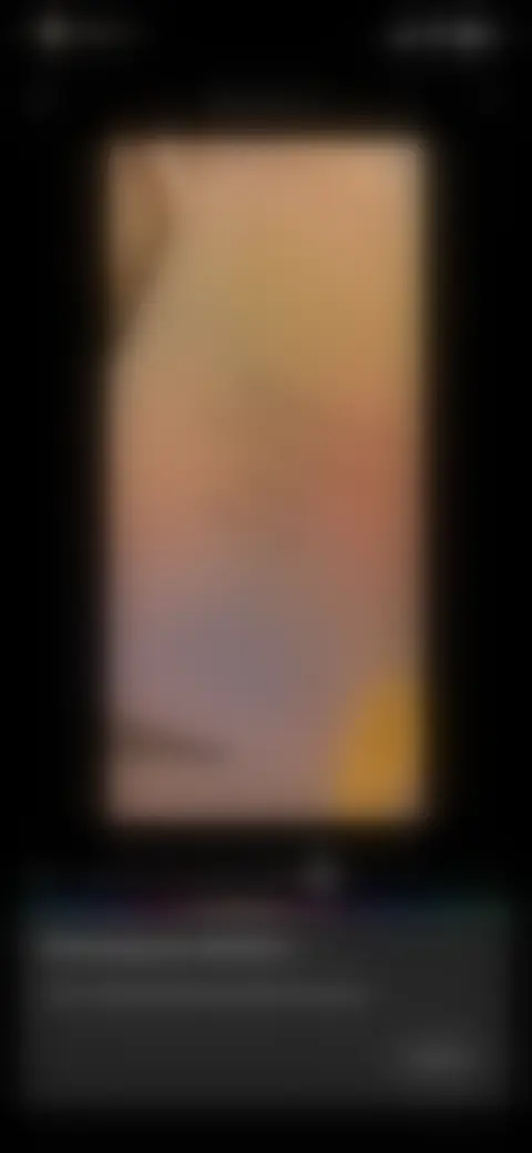 Locked screen preview