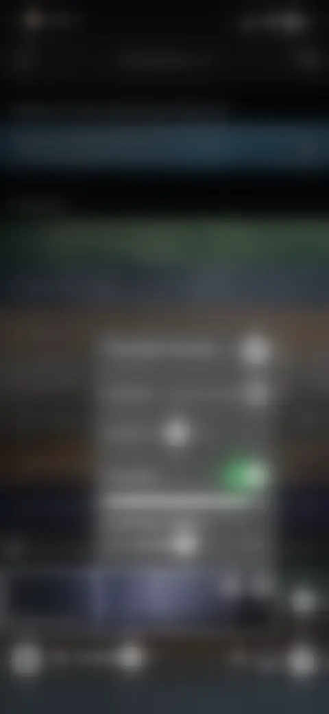 Locked screen preview