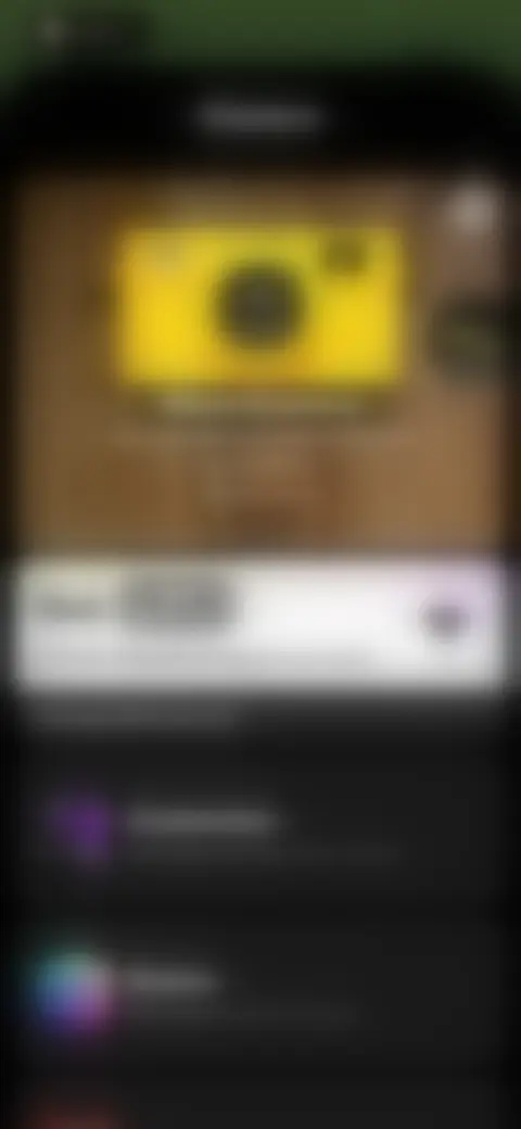 Locked screen preview