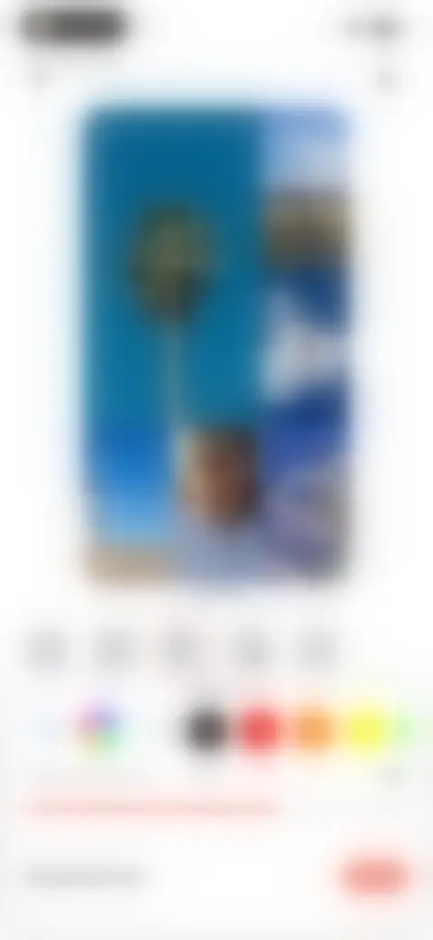 Locked screen preview