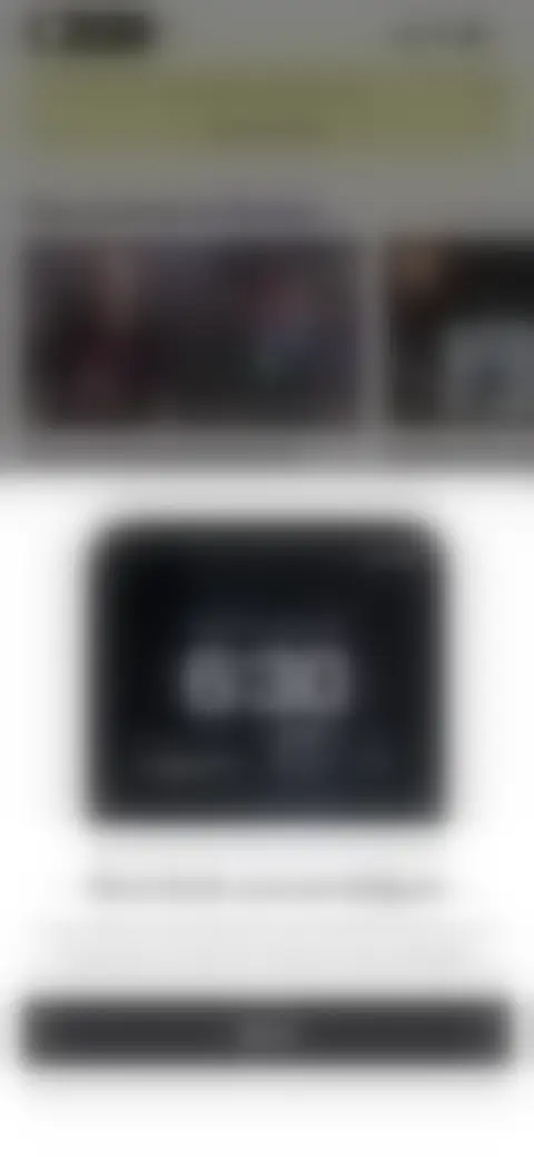Locked screen preview