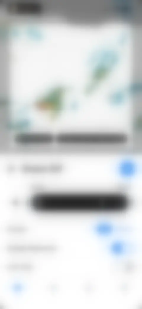 Locked screen preview