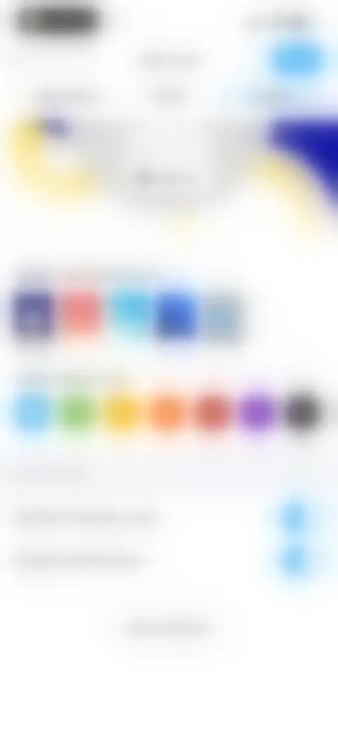 Locked screen preview